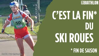 Cest la FIN de saison du SKI ROUES  TOUT EN IMAGES  100 Biathlon Féminin  mardi 5 novembre 2024 [upl. by Airdnaz]