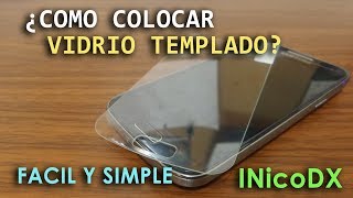 ¿Como colocar un vidrio templado truco facil de instalacion y colocacion simple [upl. by Elnora]