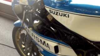 Suzuki RG 500  4 cyl 2 stroke racer  ex Wil Hartog [upl. by Jacobson8]