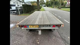 Braamhaar aanhanger Trias schamelwagen 3500kg [upl. by Helas]