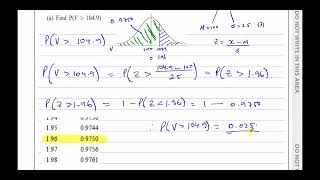 WST0101 Edexcel IAL S1 June 2022 Q6 Normal Distribution Conditional Probability [upl. by Jarv]