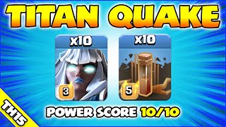 New TITANQUAKE is UNSTOPPABLE TH15 Attack Strategy Clash of Clans [upl. by Agnola466]