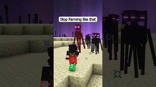 Best Easy Enderman XP Farm Bedrock amp Java shorts [upl. by Lienad]