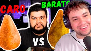 COXINHA CARA vs COXINHA BARATA [upl. by Sacksen]