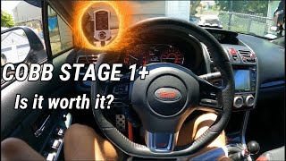 Subaru WRX STI COBB STAGE 1  REVIEW is it worth it [upl. by Hyacinthie]