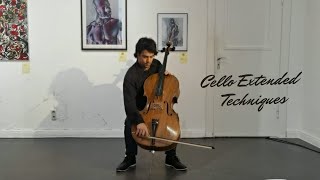 Cello Extended Techniques  Sul Ponticello [upl. by Zimmer]