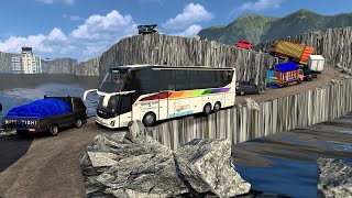 Smooth Driving on Most Deadliest Narrow Roads 023 [upl. by Bohon]