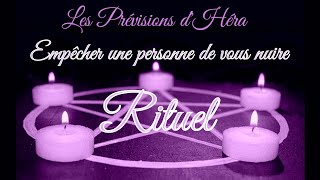 🕯️ Empêcher une personne de vous nuire 🕯️ RITUEL 5 [upl. by Aihpledalihp39]