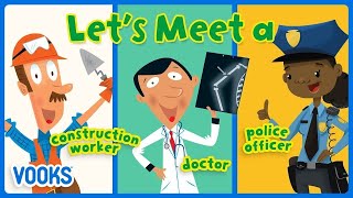 Learn Different Jobs for Kids  Animated Kids Book  Vooks Narrated Storybooks [upl. by Eadahc674]