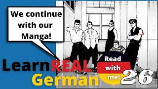 LEARN DAILY GERMAN WITH MANGAS  LESEN UND VERSTEHEN B1 B2  26 [upl. by Montfort994]