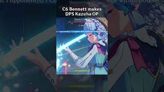 C6 BENNETT MAKES DPS KAZUHA OP [upl. by Roxine111]