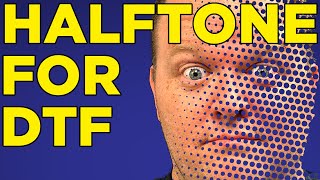 Halftone for DTF  Photoshop Tutorial [upl. by Airret994]