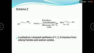 triazole synthesis and reactions organic chemistry group MAB7 [upl. by Yardna]