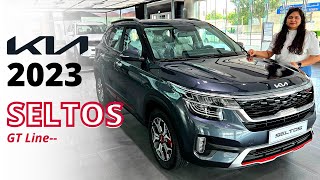 Kia Seltos 2023 GT Line – First Impression amp Soon to Arrive in INDIA [upl. by Hakaber]