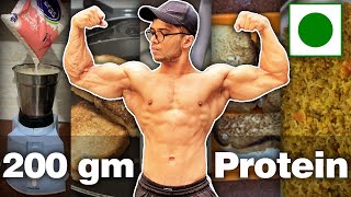 Full day of eating on lean bulk  2800 Calories  200 gm protein  vegetarian [upl. by Irved]