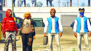 GTA 5 BLOODS VS CRIPS THE GIRLFRIEND [upl. by Diba916]