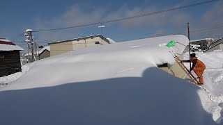 北海道田舎生活。雪下ろしに除雪🌈 [upl. by Awahsoj236]