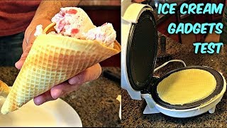 7 Ice Cream Gadgets put to the Test part 2 [upl. by Aynotan]