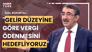 Cumhurbaşkanı Yardımcısı Cevdet Yılmaz Habertürkte  Özel Röportaj  15 Eylül 2023 [upl. by Anisah102]