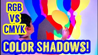 COLOR SHADOWS EXPLAINED amp GROUNDED RGB VS CMYK ADDITIVE amp SUBTRACTIVE COLOR MIXING [upl. by Franciscka]