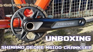 UNBOXING MY SHIMANO DEORE M6100 CRANKSET  SHIMANO [upl. by Carolann330]