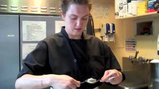 Cooking How to shape soft cheese using spoons [upl. by Tuorah]