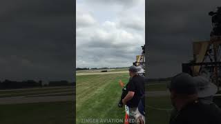 Bobcat amp Mitchell Flybys airshow airplane aviation oshkosh shorts video viralvideo trending [upl. by Izawa]