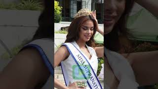 Watch who steals the spotlight at Miss Supranational Philippines 2025 Tarah Valencias photoshoot [upl. by Sorodoeht]