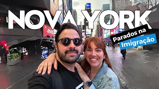 NOVA YORK Primeiro dia na cidade  Airbnb 20 min da Times Square  Ep 01 [upl. by Haimehen]