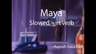 Maya naruwau  Slowed  reverb  Aayush Gauchan anloyu [upl. by Marx975]