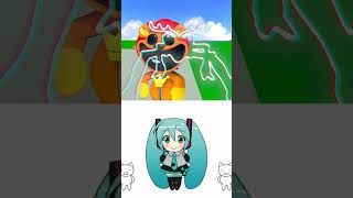 CAN YOU CATCH POPPY PLAYTIME DEER vs HATSUNE MIKU CHIPI CHIPI IN GARRYS MOD shorts game garrys [upl. by Else]