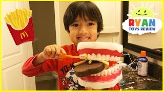 Pretend Play Brushing Teeth Learning Toys for Kids [upl. by Namlas]