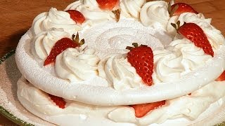 Making A Vacherin with Strawberries [upl. by Barney]