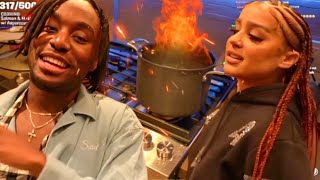 P2 BURNS his House Down COOKING ft Grace Tony amp RYB 🔥🔥🔥 [upl. by Elbart]