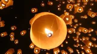 2013 Yi Peng Festival in Chiang Mai Thailand [upl. by Kippy]