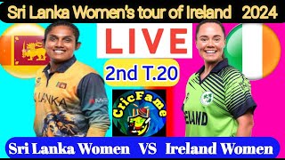 Ireland Women vs Sri Lanka Women I IREW vs WIW 2ndT20 SL women in Ireland I I Cricfame [upl. by Eyaj]