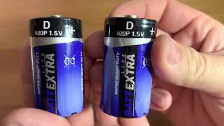 Pepco battery  battery D size  D cell Batterien AlkaliBatterien d LR20 [upl. by Ydner]