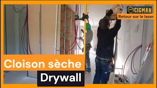 Cloison sèche  Drywall [upl. by Konstance845]