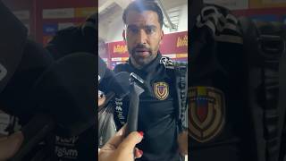 Vinotinto Tomás Rincón tras el empate de Venezuela ante Brasil [upl. by Karie]