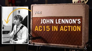 John Lennons AC15  played again after going missing for SIXTY years [upl. by Jung]