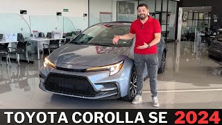 NUEVO TOYOTA COROLLA SE 2024  EL AUTO MÁS CONFIABLE DEL MUNDO TAMBIEN PUEDE SER DIVERTIDO [upl. by Blum]