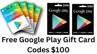 Free Google Play Gift Card Codes Unused 100  How to get Free Google Codes [upl. by Bruni283]