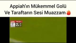 Appiah Schalke golü ve ardından müthiş taraftar sesi 💛💙 KaynakMedya Fenerbahçe 07 [upl. by Vaules]