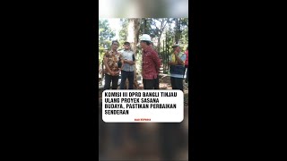 Komisi III DPRD Bangli Tinjau Ulang Proyek Sasana Budaya Pastikan Perbaikan Senderan [upl. by Eydnarb]