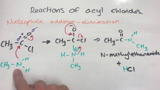 A Level Chemistry Reactions of Acyl Chlorides [upl. by Yesnik214]