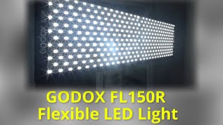 Godox FL150R 1x4 Flexible LED Light  Tutorial Unboxing amp Review [upl. by Eellac]