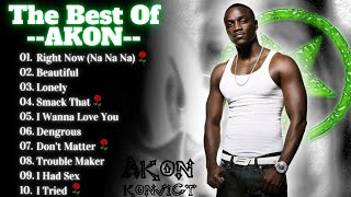 Akon Songs Playlist 2024  The Best Of Akon  Greatest Hits Full Album 2024 Lyrics [upl. by Rutra]