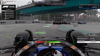 F1 24 Xplay MIAMI Short qualy  50 race [upl. by Rehpotsyrhc]