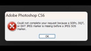 JPEG marker is missing before a JPEG SOS marker adobewhatsapp downloaded image not open in photosho [upl. by Lemmor]