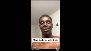 Alvo ALLEGEDLY Exposing Meatball from Baddies⁉️ [upl. by Adnert]